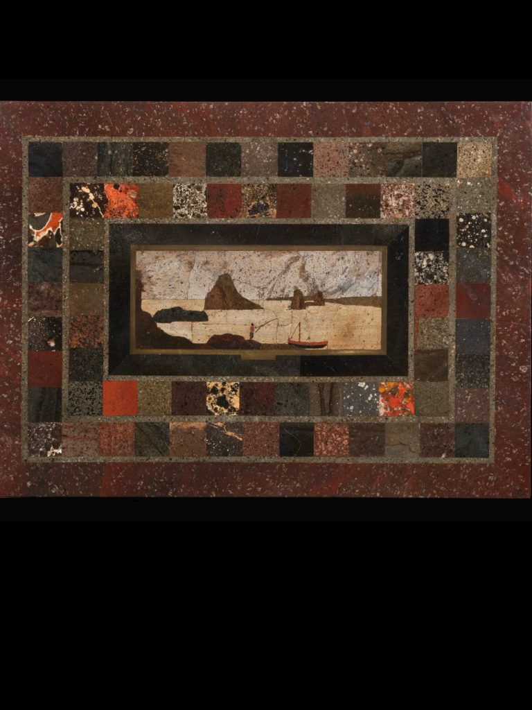 Piano rettangolare in pietre di sicilia